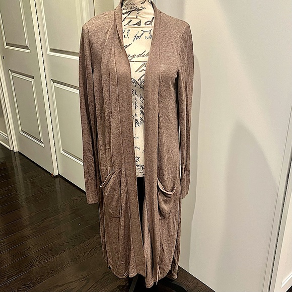 H By Halston Open Front Duster Cárdigan - Picture 2 of 16